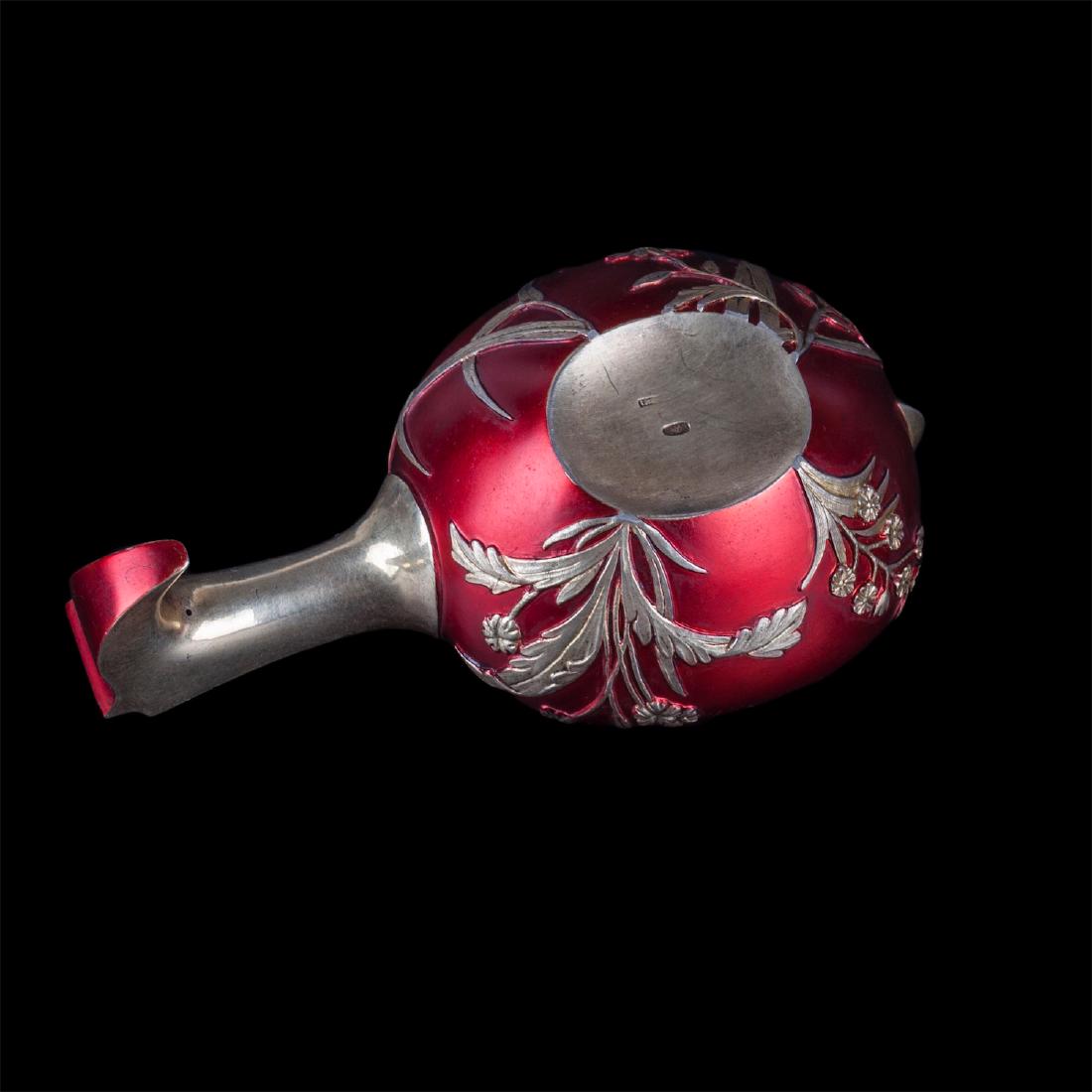 Rare Russian Art Nouveau kovsh, P. Ovchinnikov — image 4