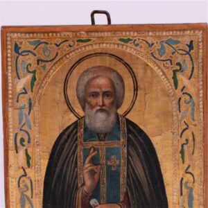 Russian Icon of Saint Sergiy of Radonezh. — image 2