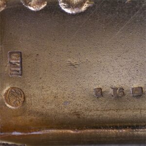 Russian style silver-gilt cigar box with Bogatyr theme — image 6