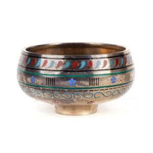 Silver salt cellar. D.Orlov manufactory. Moscow, 1870. — image 1