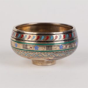 Silver salt cellar. D.Orlov manufactory. Moscow, 1870. — image 2