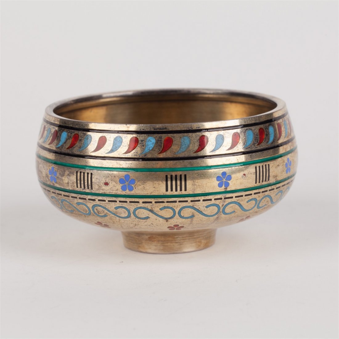 Silver salt cellar. D.Orlov manufactory. Moscow, 1870. — image 3