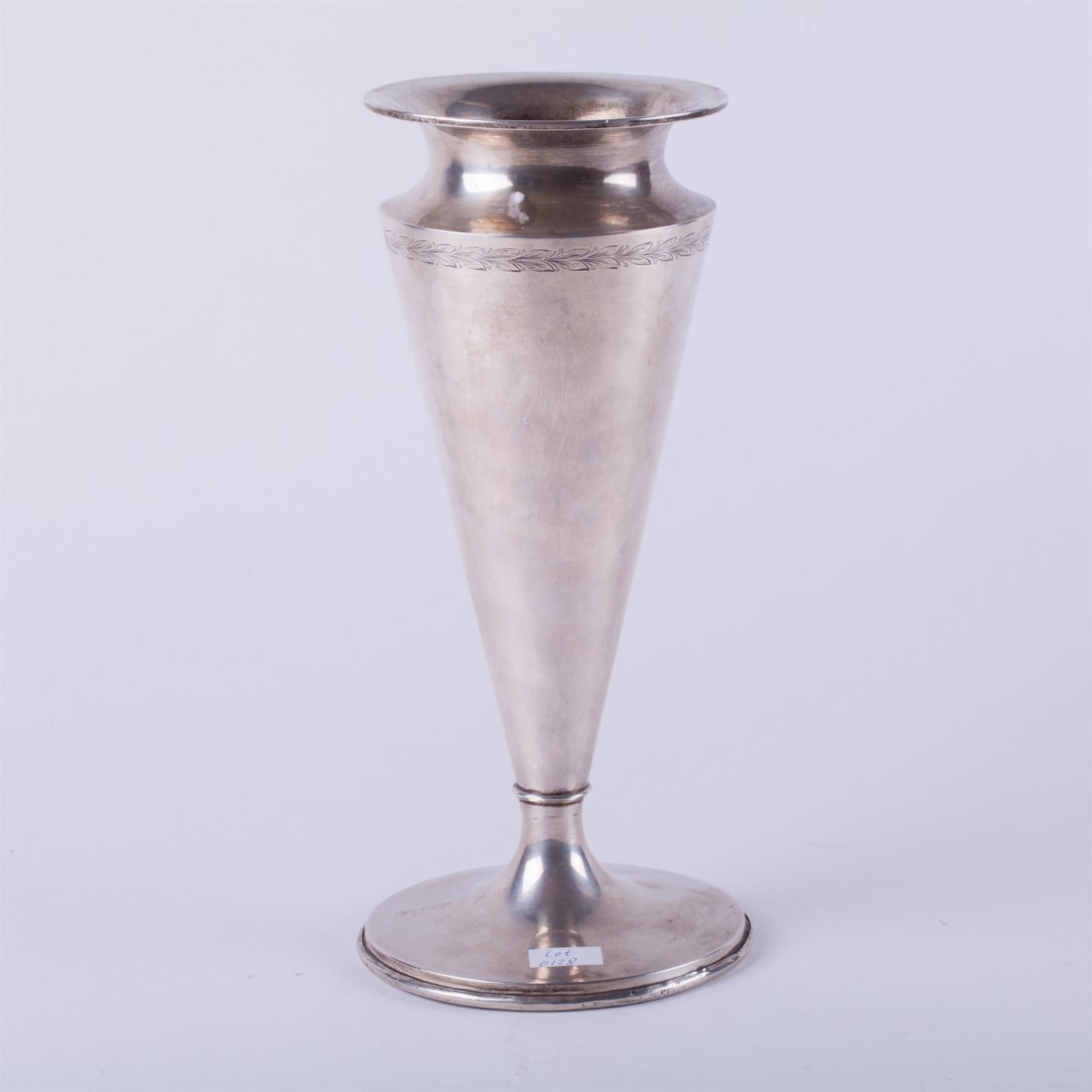 Sterling silver flower vase. — image 2