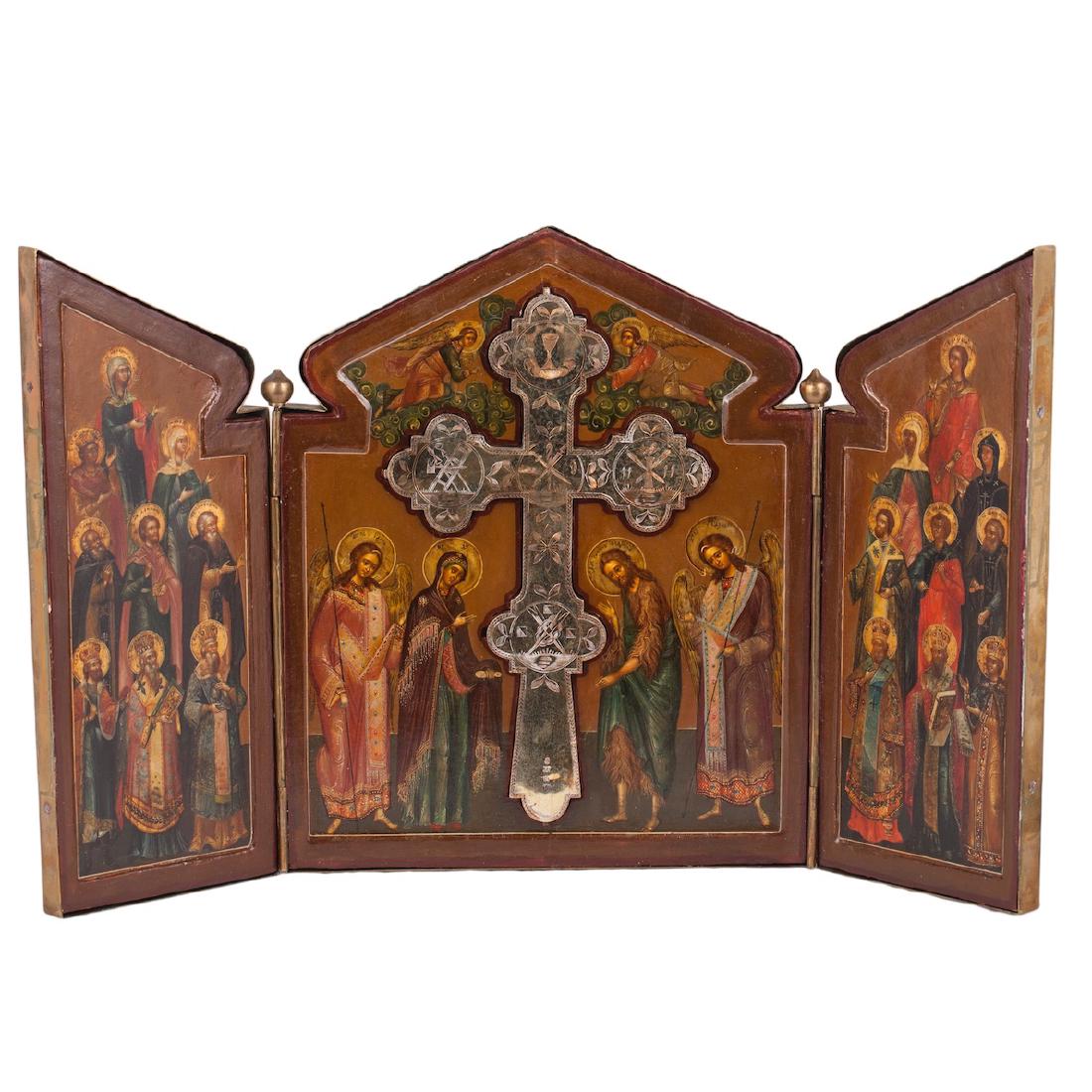 1830 Grand Russian triptych. Moscow — image 1