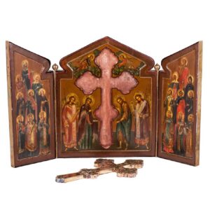 1830 Grand Russian triptych. Moscow — image 6
