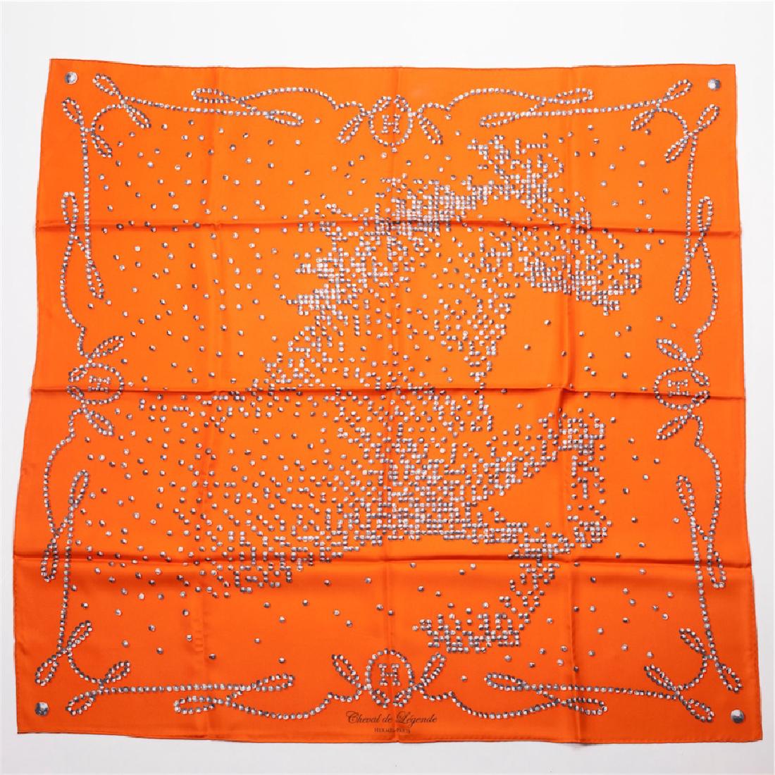 New Hermes "Cheval de légende" silk scarf, 2010 — image 2