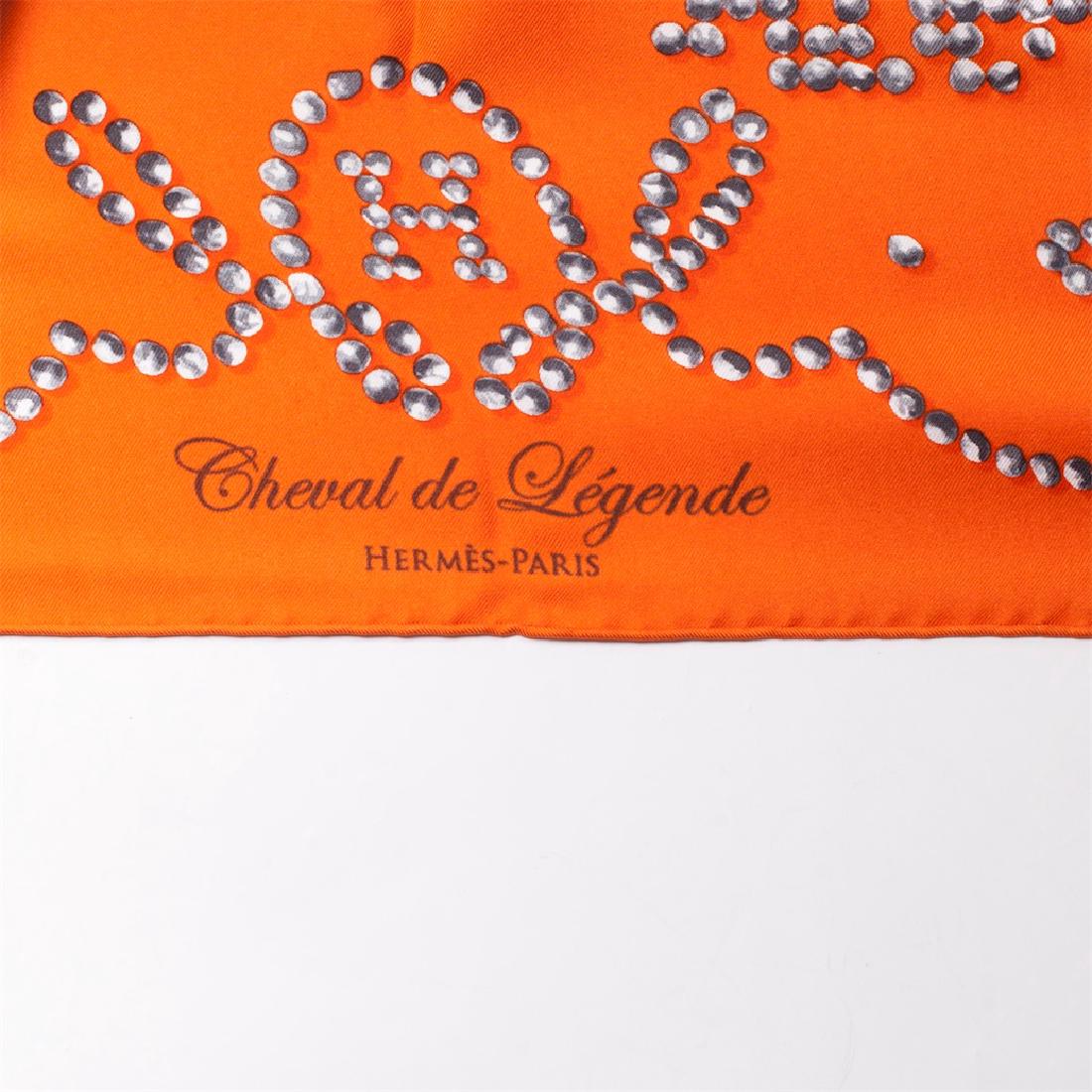 New Hermes "Cheval de légende" silk scarf, 2010 — image 3