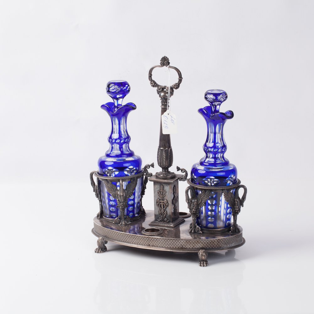 Silver cruet stand. — image 1