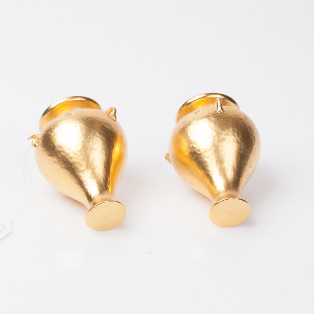 Vase. 2 pieces. Signed: LALAOUNIS. — image 3