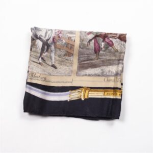 Exceptional and rare Hermes "Chevaux du Monde" silk — image 2