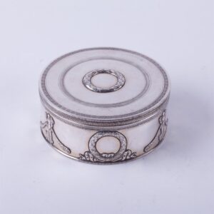 French solid silver box. — image 1