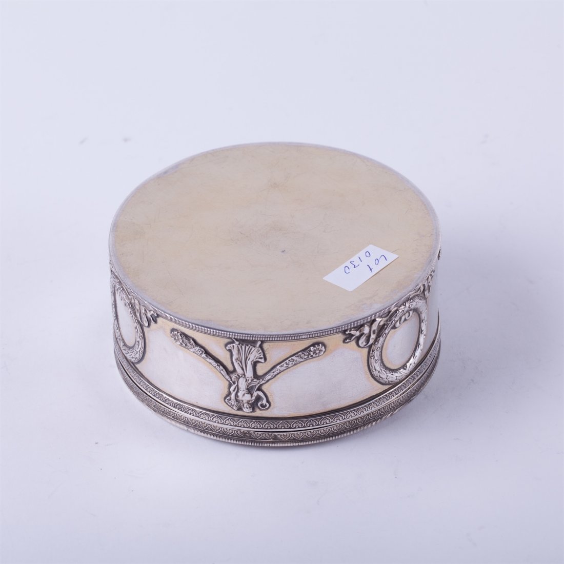 French solid silver box. — image 2