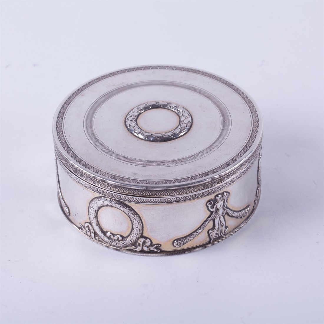 French solid silver box. — image 3