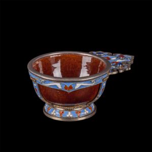 Unusual Russian kovsh in Russian style — image 1