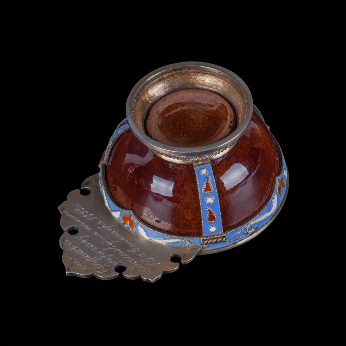 Unusual Russian kovsh in Russian style — image 4