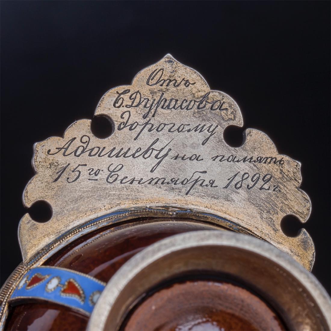 Unusual Russian kovsh in Russian style — image 5