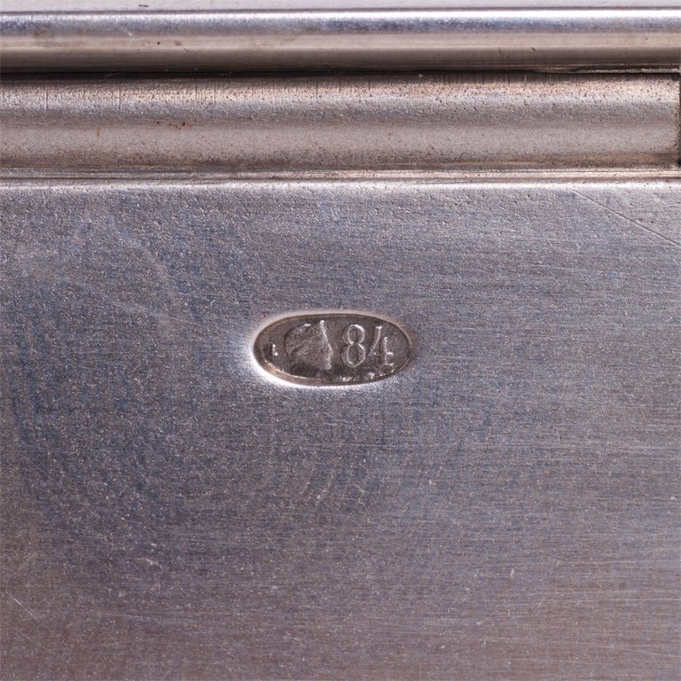 Very unusual Russian silver-gilt cigar box. Pogorzelski — image 7