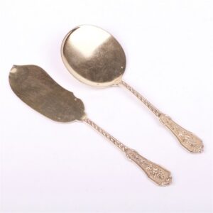 French silver dessert set of 2 pieces. — image 1