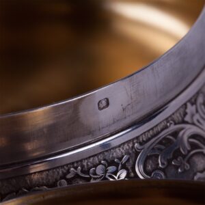 French solid silver box. — image 5
