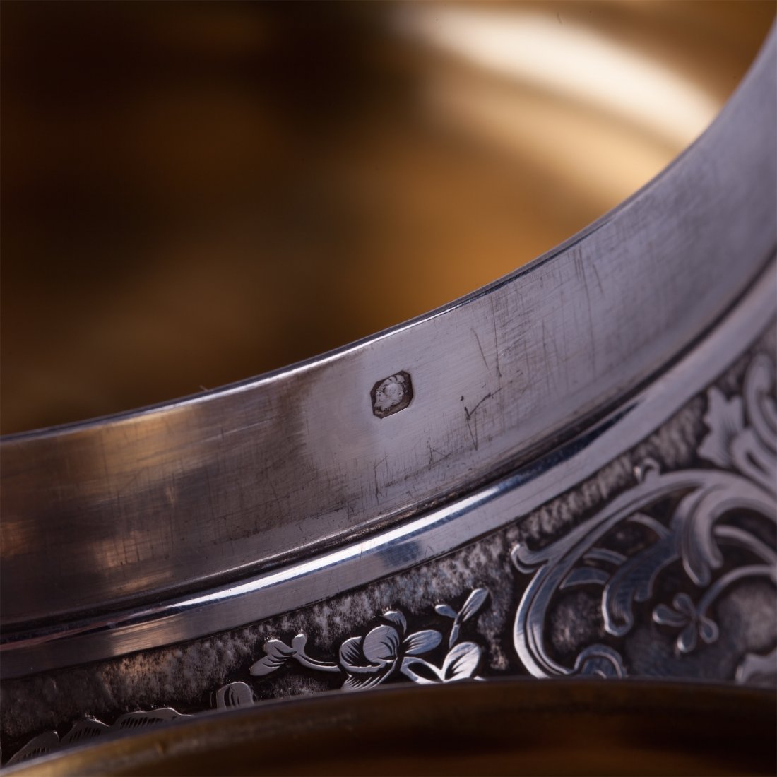 French solid silver box. — image 5