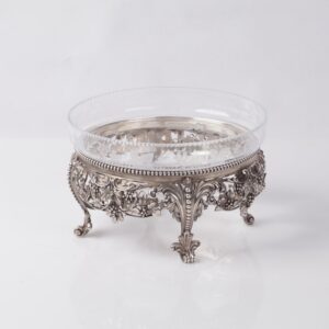 Fruit bowl. Silver. — image 2