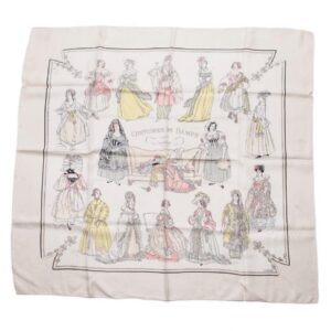 Highly collectable Hermes "Costumed de dames" silk — image 1