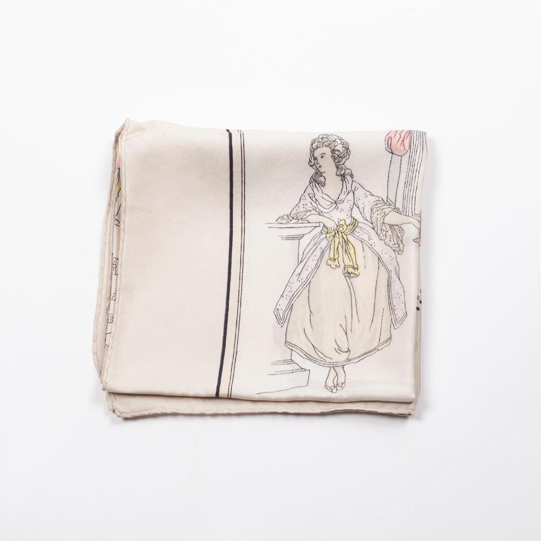 Highly collectable Hermes "Costumed de dames" silk — image 2