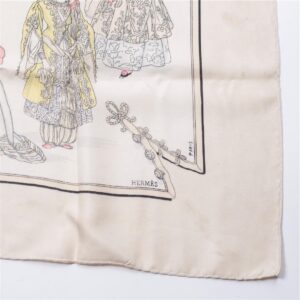 Highly collectable Hermes "Costumed de dames" silk — image 3