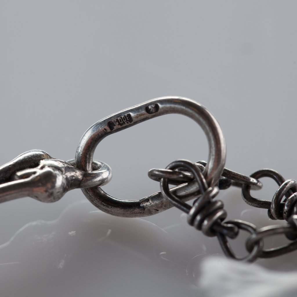 Natural Old Baltic Amber pendant in silver. — image 3