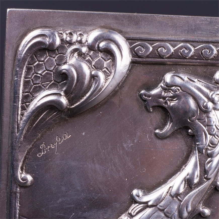 Nice Russian Art nouveau cigar box — image 3