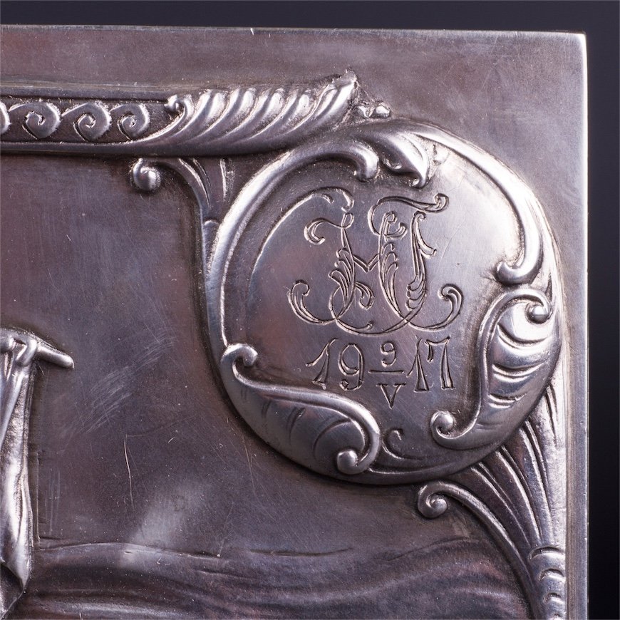 Nice Russian Art nouveau cigar box — image 4