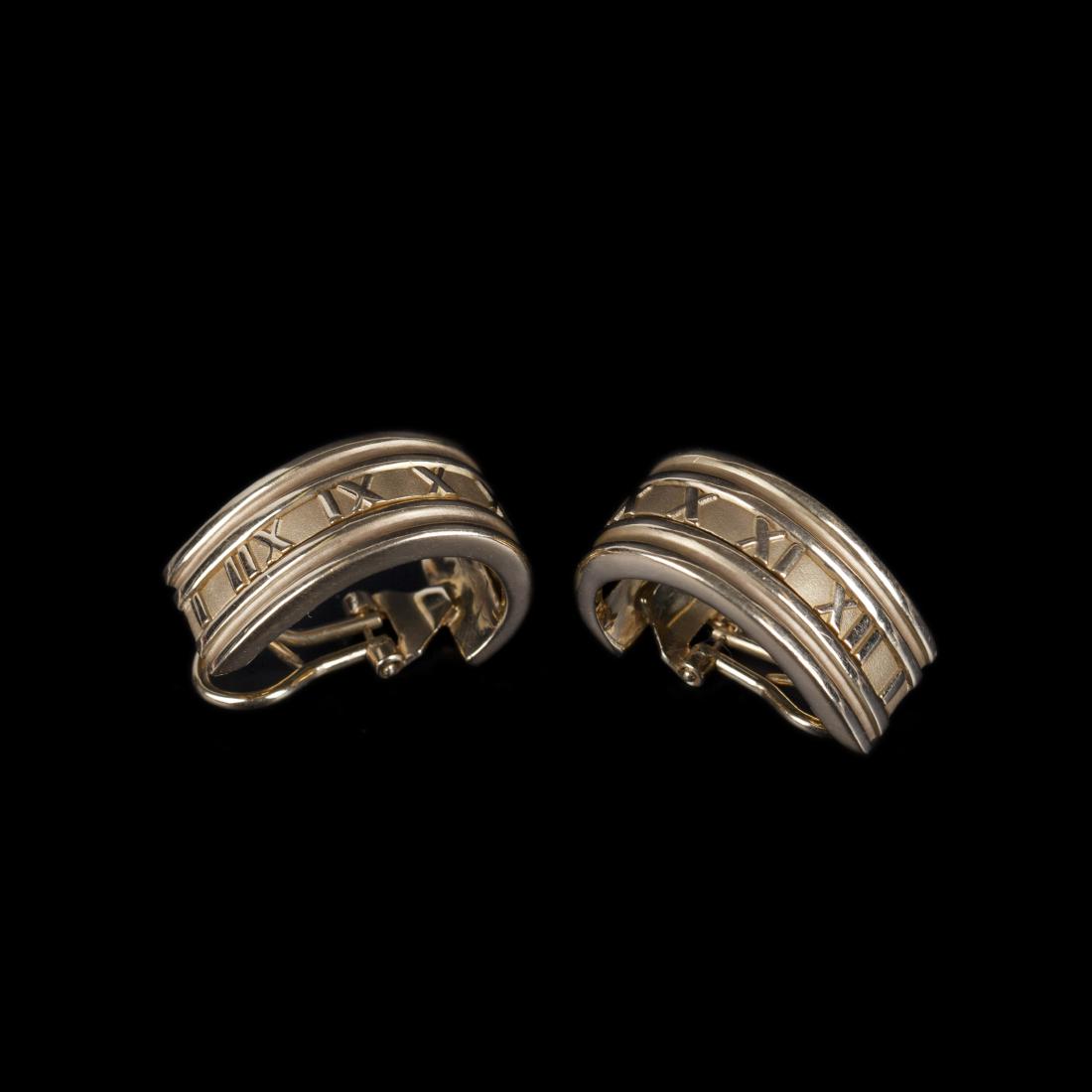 TIFFANY & CO. gold, 18K Atlas Earrings — image 1