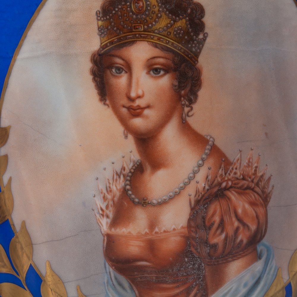 Flowerpots with Napoleon and Josephine portrait. — image 10