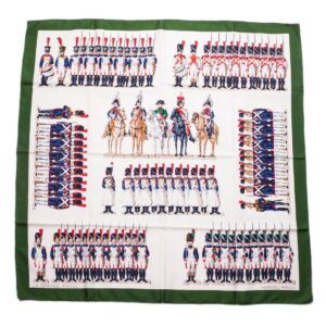 Rare Hermes "La grande armée" silk scarf. 1976 — image 1