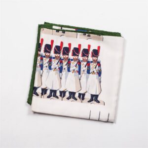 Rare Hermes "La grande armée" silk scarf. 1976 — image 2