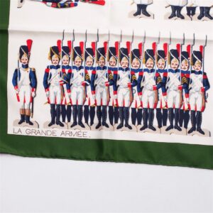 Rare Hermes "La grande armée" silk scarf. 1976 — image 3