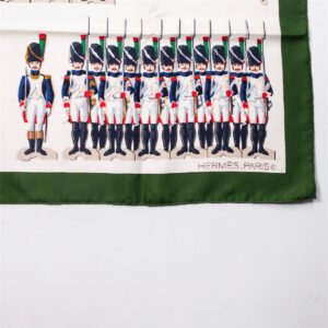 Rare Hermes "La grande armée" silk scarf. 1976 — image 4