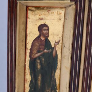 Russian 19th century icon with saints — image 3