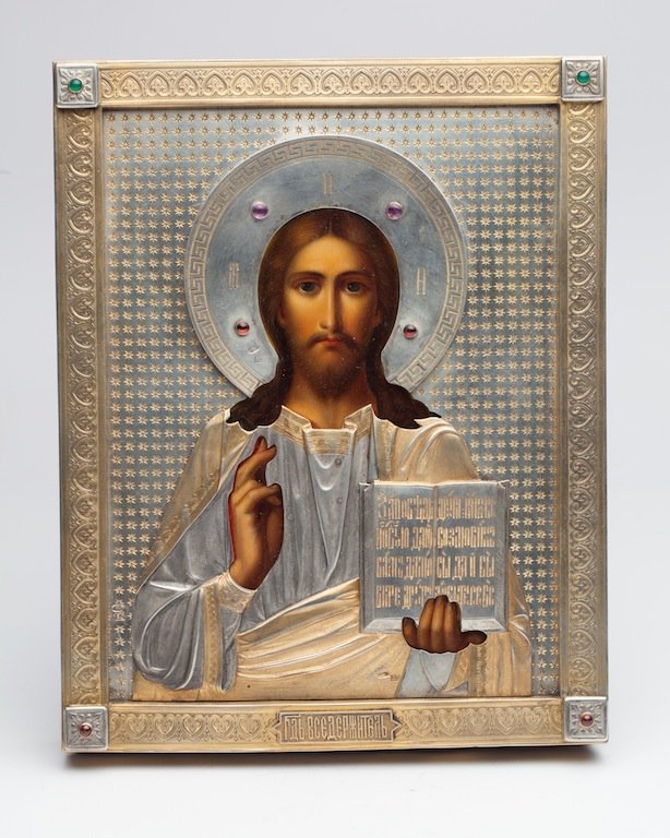 Russian Icon Christ Pantokrator — image 1