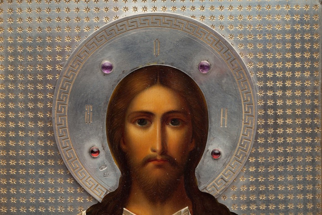 Russian Icon Christ Pantokrator — image 2