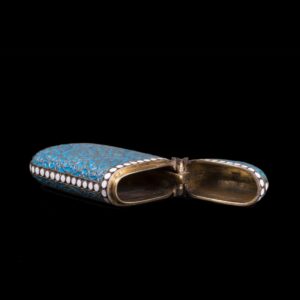 Russian silver and cloisonne enamel matchbox. — image 3