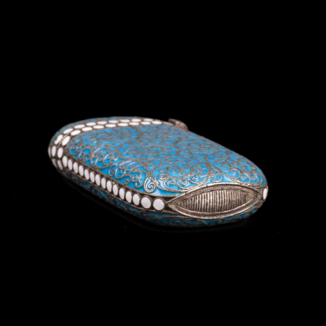 Russian silver and cloisonne enamel matchbox. — image 4