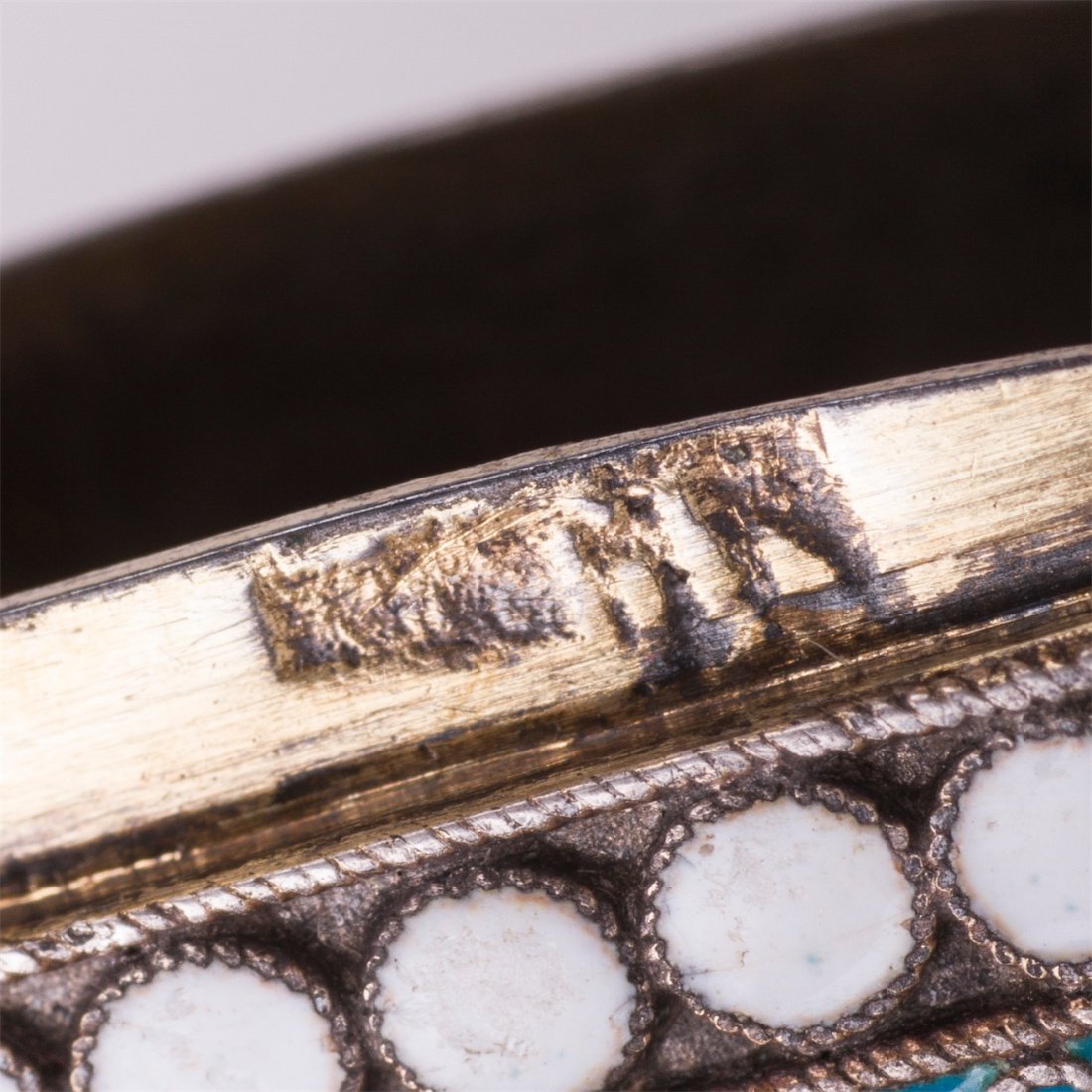 Russian silver and cloisonne enamel matchbox. — image 5