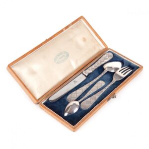 Silver Set "Egoist". Trade shop of Grachev. Petersburg, — image 1