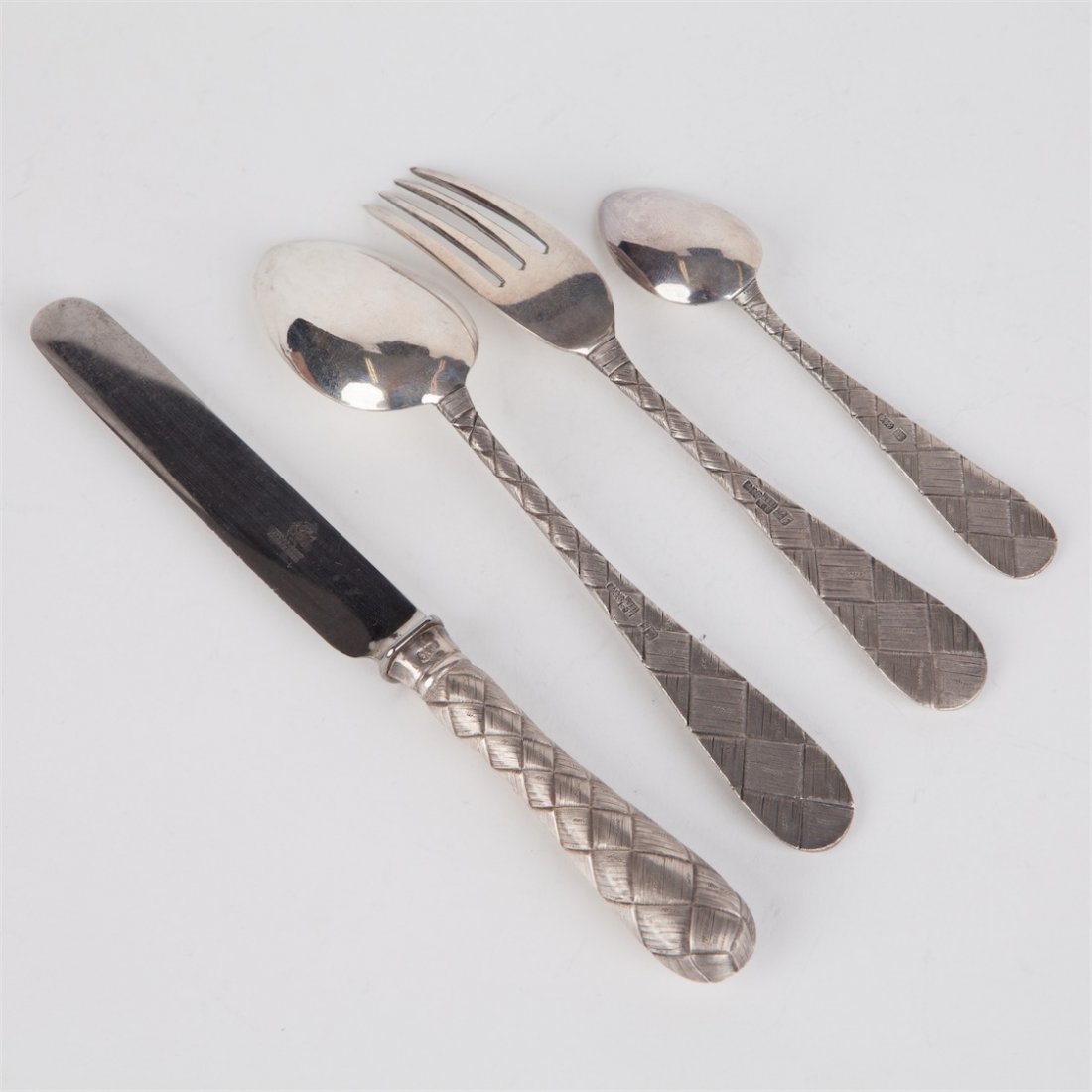 Silver Set "Egoist". Trade shop of Grachev. Petersburg, — image 3