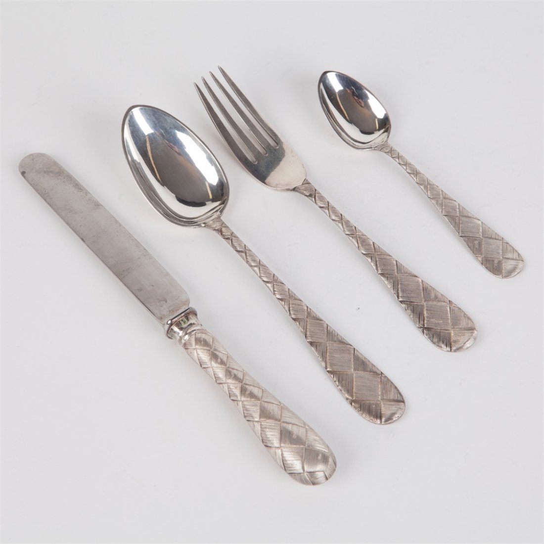 Silver Set "Egoist". Trade shop of Grachev. Petersburg, — image 4
