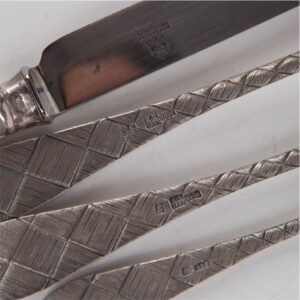 Silver Set "Egoist". Trade shop of Grachev. Petersburg, — image 5