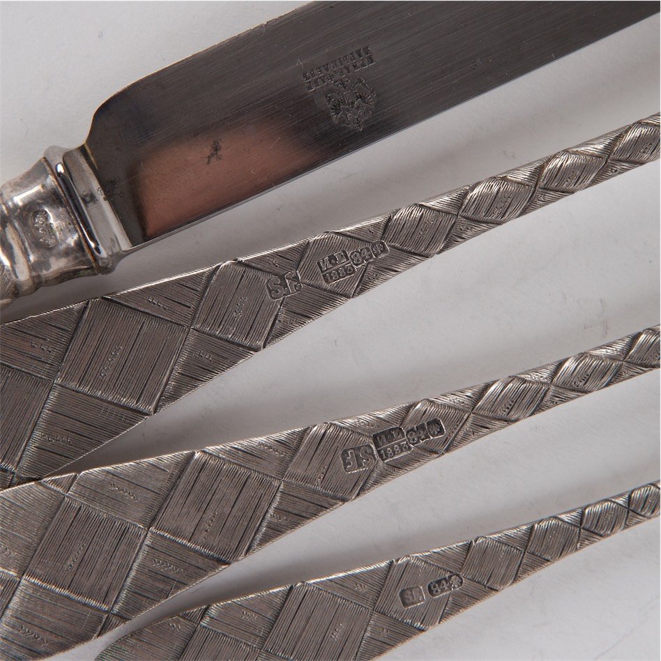 Silver Set "Egoist". Trade shop of Grachev. Petersburg, — image 5