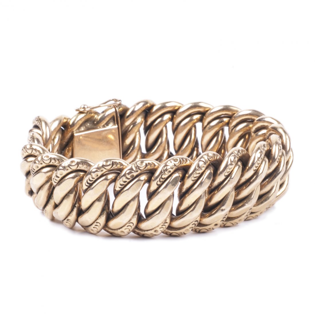 French 18K gold women's hand bracelet — image 1