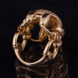 Gucci Gold,18k ring with diamonds — image 3